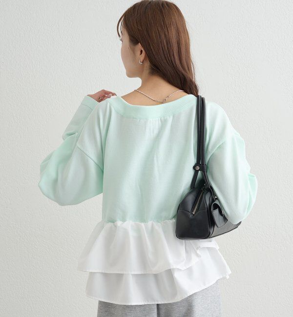  「ペプラムヘンリーニット」|ニット・セーター|