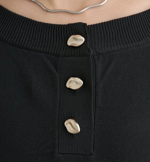  「ペプラムヘンリーニット」|ニット・セーター|