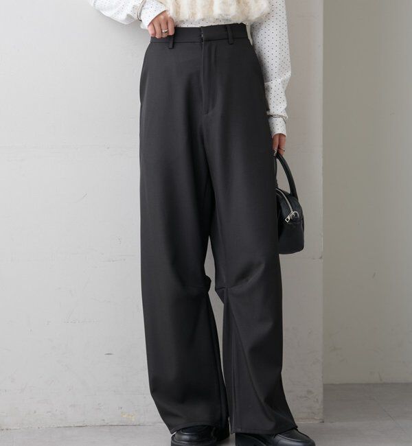  「26SSカーブスラックス2」|チノ|ブラック