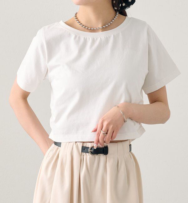  「バックロゴプリントちびTシャツ」|Tシャツ・カットソー|