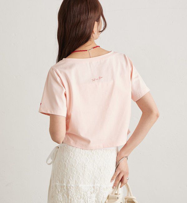  「バックロゴプリントちびTシャツ」|Tシャツ・カットソー|