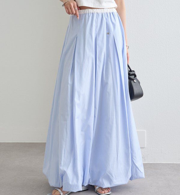 「ストライプバルーンスカート」|スカート|