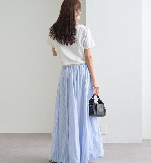  「ストライプバルーンスカート」|スカート|
