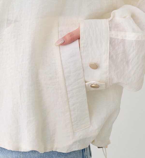  「シアートレンチブルゾン」|ブルゾン・スタジャン|