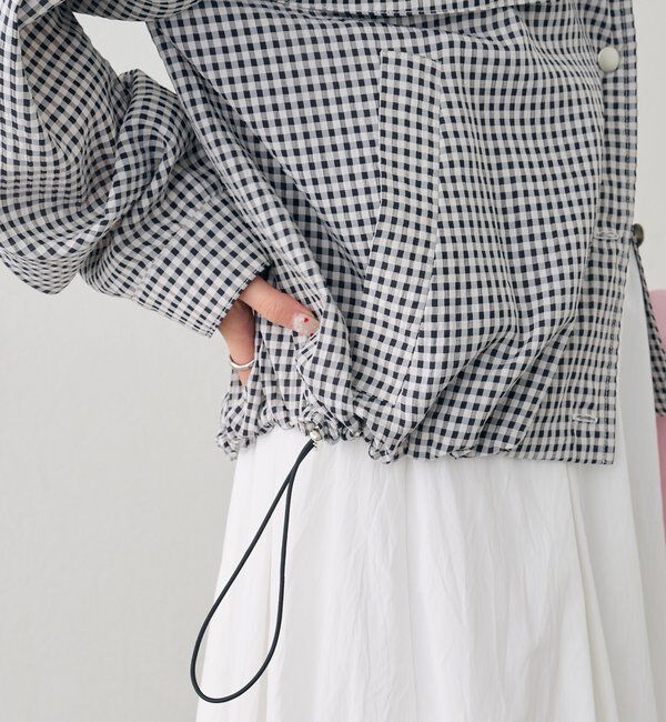  「シアートレンチブルゾン」|ブルゾン・スタジャン|