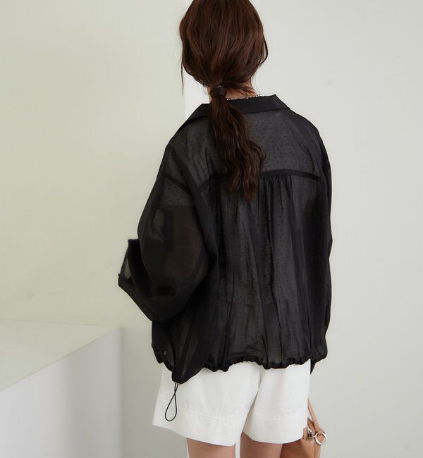  「シアートレンチブルゾン」|ブルゾン・スタジャン|