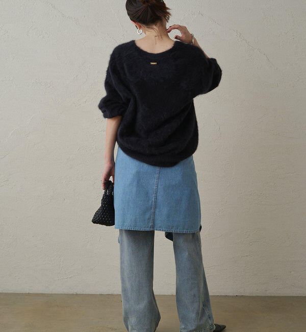  「FURカシミヤVニット」|ニット・セーター|