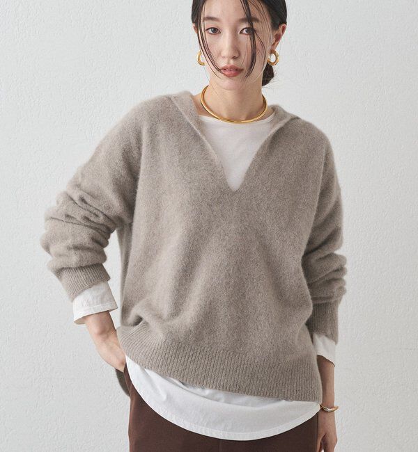  「FURウールスキッパーニット」|ニット・セーター|