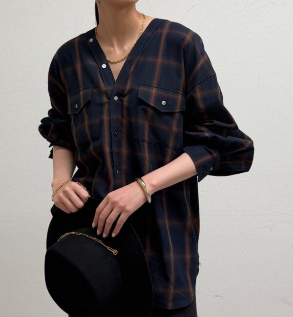  「オンブレチェックシャツ」|シャツ・ブラウス|