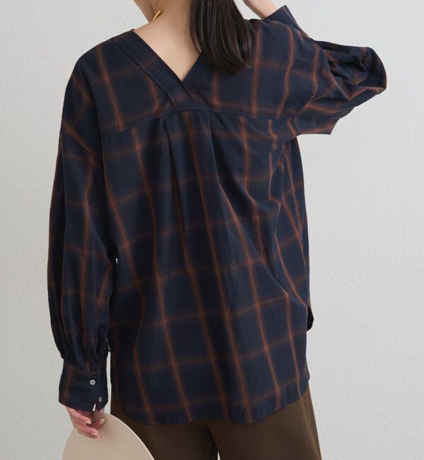  「オンブレチェックシャツ」|シャツ・ブラウス|