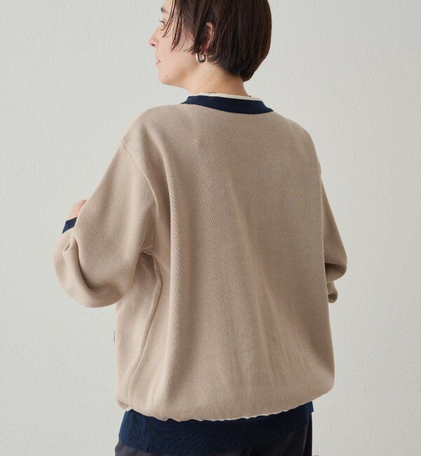  「配色ラインニットカーデ」|ニット・セーター|