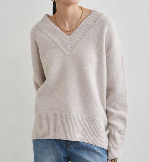  「ウール100Vニット」|ニット・セーター|