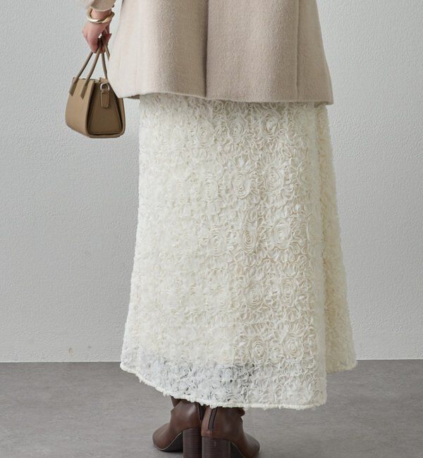  「フラワーコードフレアスカート」|スカート|