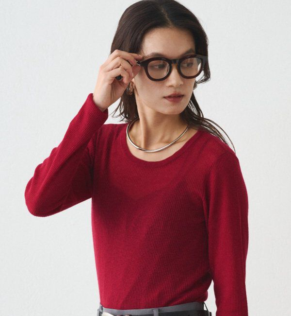  「【GALENA/ガレナ】太フレームスクエアボストンめがね」|メガネ|