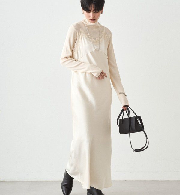  「レースキャミワンピース」|ワンピース|