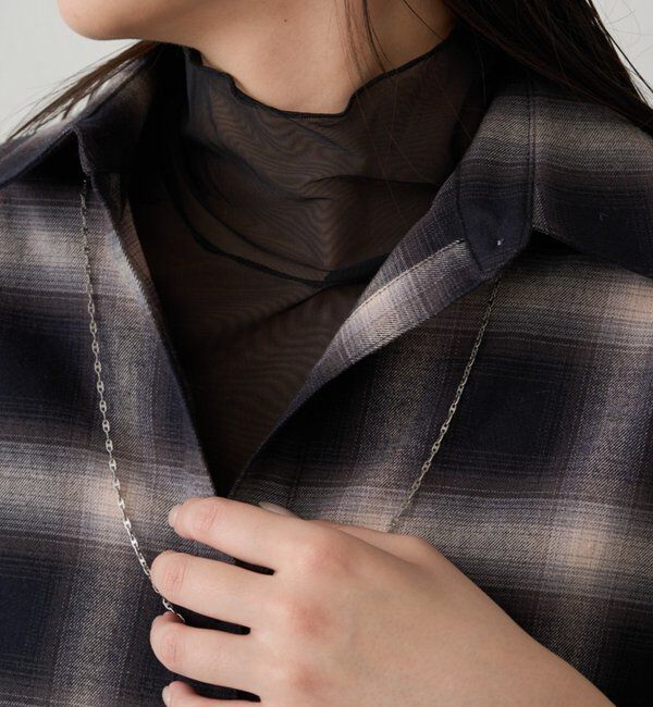  「シアーチュールハイネックプルオーバー」|Tシャツ・カットソー|