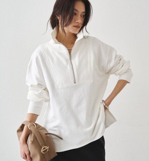  「ハーフZIPプルオーバー」|Tシャツ・カットソー|