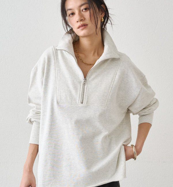  「ハーフZIPプルオーバー」|Tシャツ・カットソー|