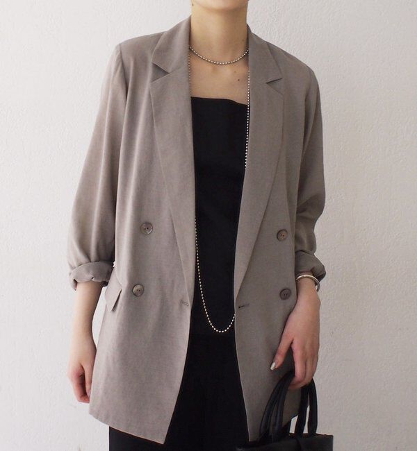  「リネンライクシアージャケット」|ベスト・ジレ|