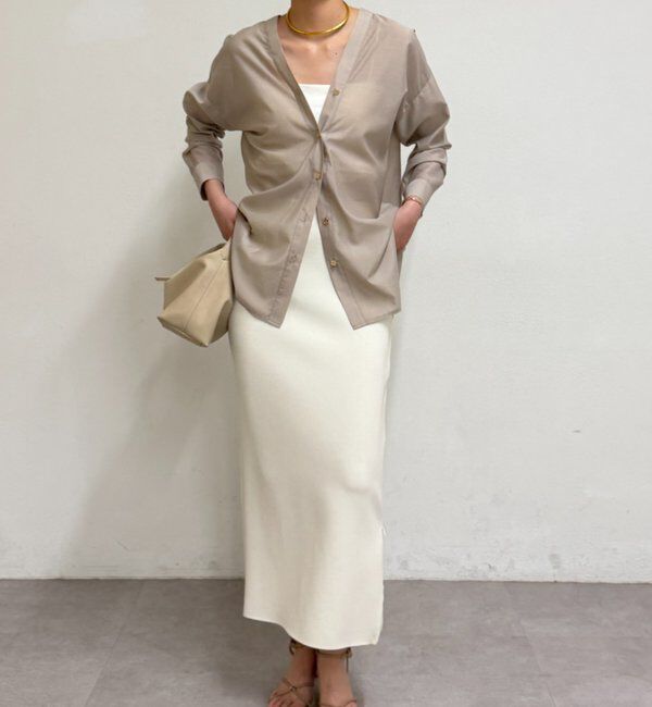  「バイヤスロングブラウス」|シャツ・ブラウス|