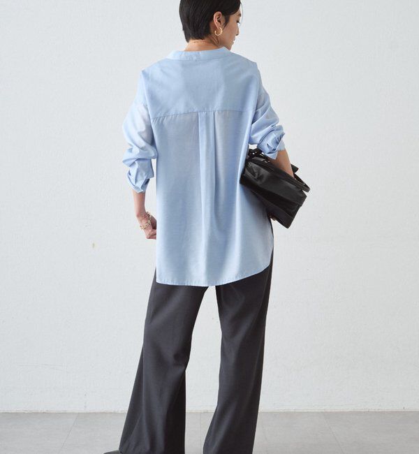  「バイヤスロングブラウス」|シャツ・ブラウス|