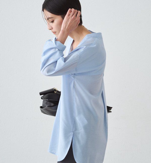  「バイヤスロングブラウス」|シャツ・ブラウス|