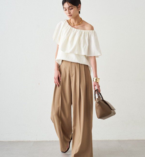  「NEW2タックワイドパンツ」|チノ|