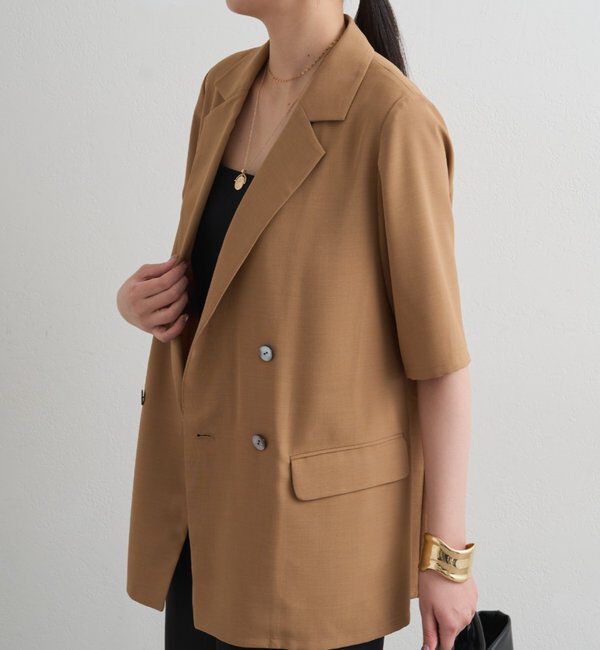  「ハーフスリーブジャケット」|テーラードジャケット|