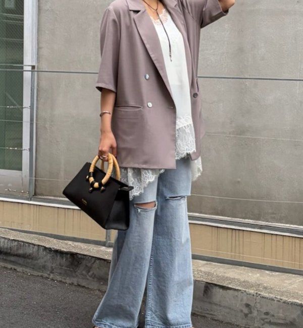  「ハーフスリーブジャケット」|テーラードジャケット|