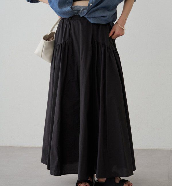  「パネルギャザースカート」|スカート|