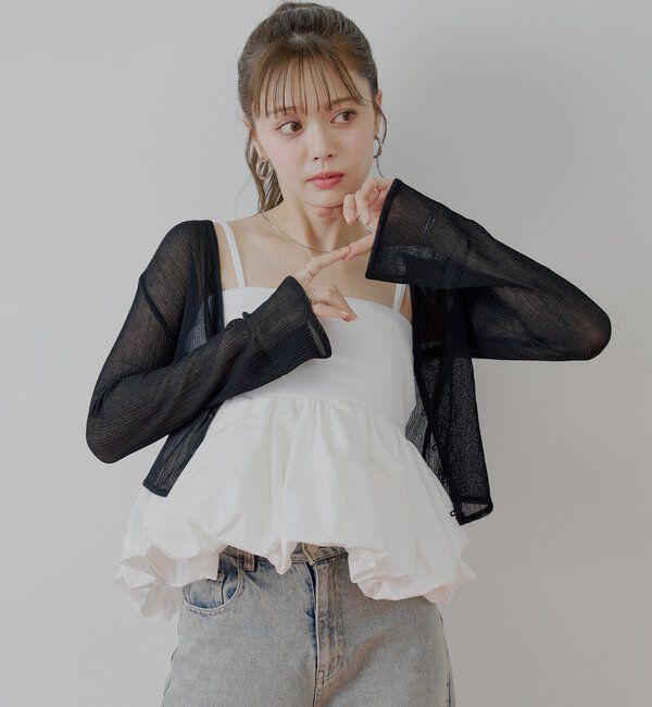  「前後2wayドロストシアーカーディガン」|カーディガン|