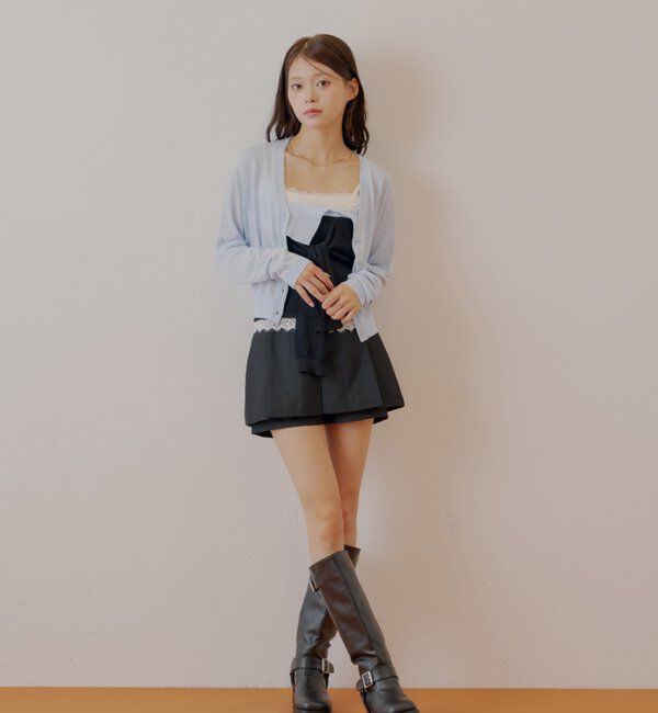  「シアーカーディガン+ねじりシャツドッキングベアセット」|カーディガン|