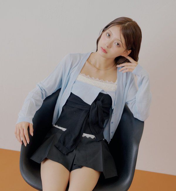  「シアーカーディガン+ねじりシャツドッキングベアセット」|カーディガン|