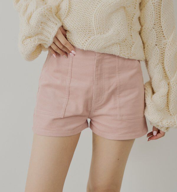  「コーデュロイショートパンツ」|チノ|