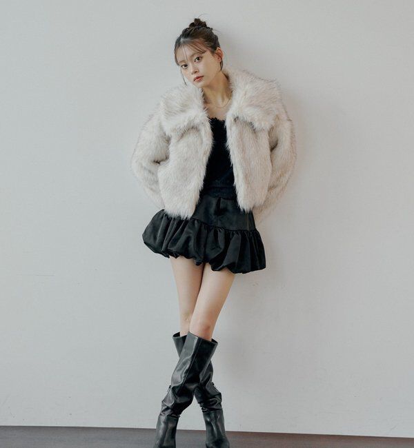  「ファーショートコート」|その他|