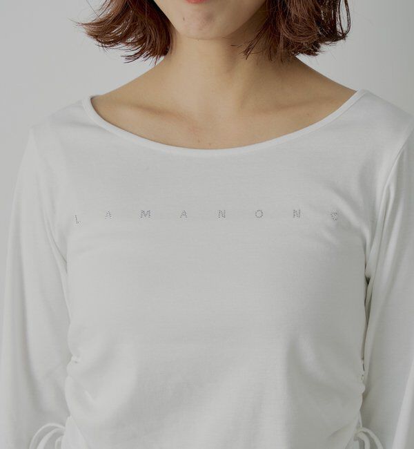  「ラインストーンロゴロンT」|Tシャツ・カットソー|