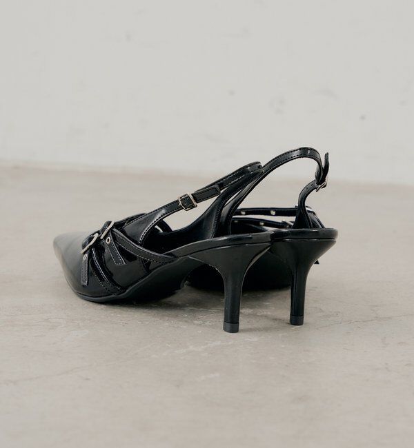  「ベルト付きミュール」|パンプス|