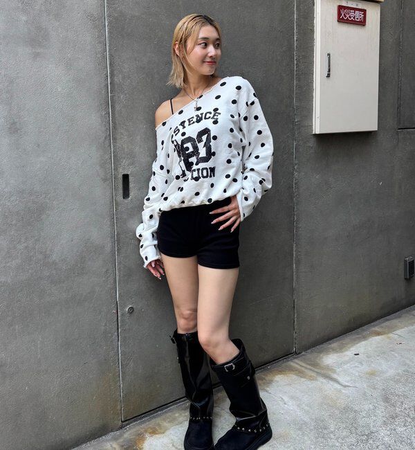  「エリオットナンバリングワンショルダースウェット」|Tシャツ・カットソー|