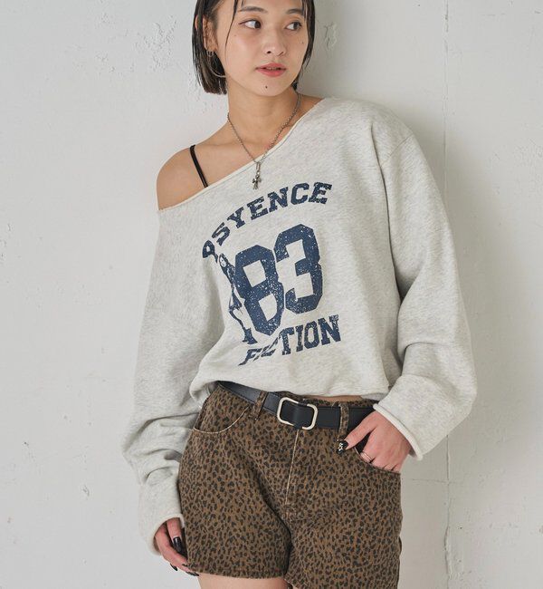  「エリオットナンバリングワンショルダースウェット」|Tシャツ・カットソー|