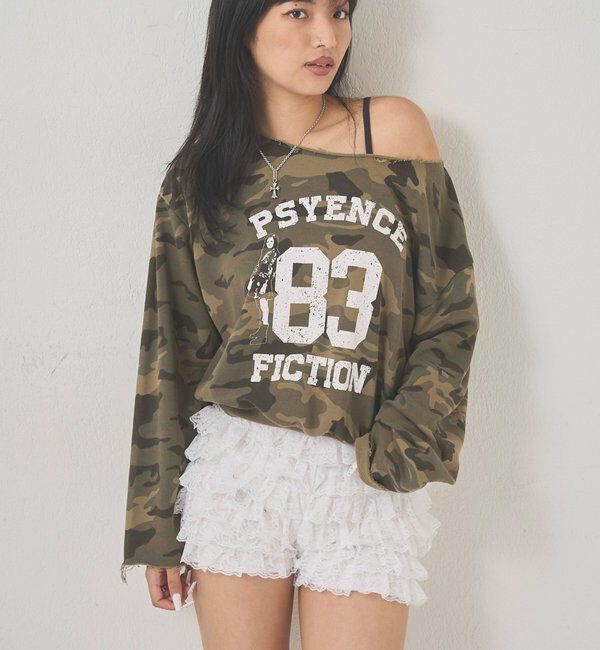  「エリオットナンバリングワンショルダースウェット」|Tシャツ・カットソー|