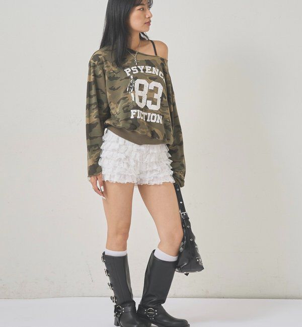  「エリオットナンバリングワンショルダースウェット」|Tシャツ・カットソー|