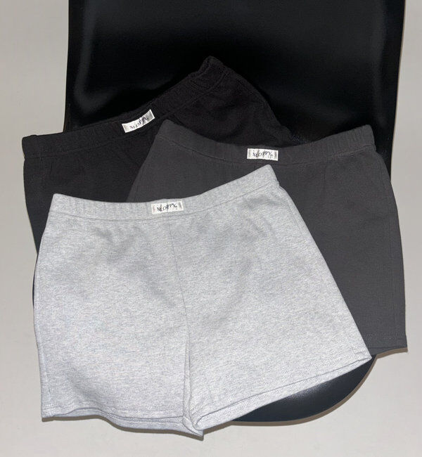  「【SLOPPY/スロッピー】リブショートパンツ」|チノ|