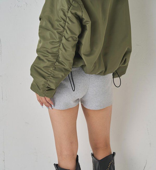  「【SLOPPY/スロッピー】リブショートパンツ」|チノ|