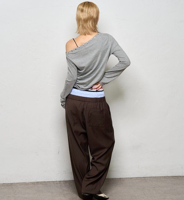  「【新色追加】Six M/シックスエム トリプルレイヤードパンツ」|チノ|