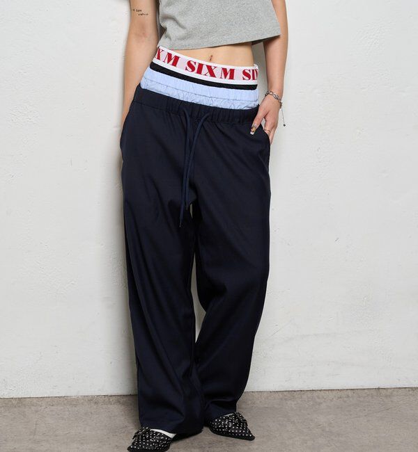  「【新色追加】Six M/シックスエム トリプルレイヤードパンツ」|チノ|