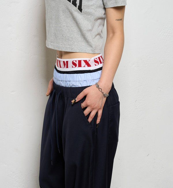  「【新色追加】Six M/シックスエム トリプルレイヤードパンツ」|チノ|