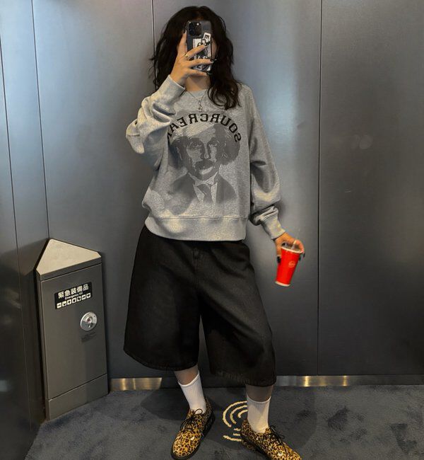  「【Sourcream】偉人スウェット」|Tシャツ・カットソー|