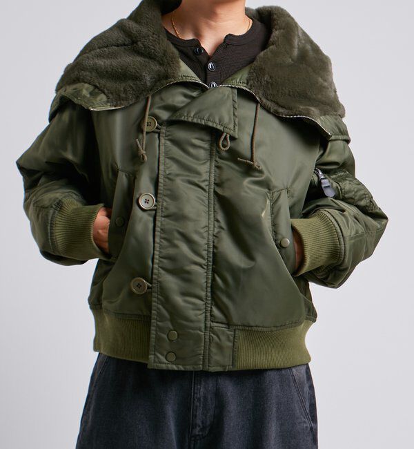  「【Sourcream】サワークリーム N2Bフライトジャケット」|ブルゾン・スタジャン|