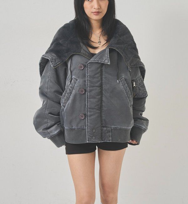  「【Sourcream】サワークリーム N2Bフライトジャケット」|ブルゾン・スタジャン|