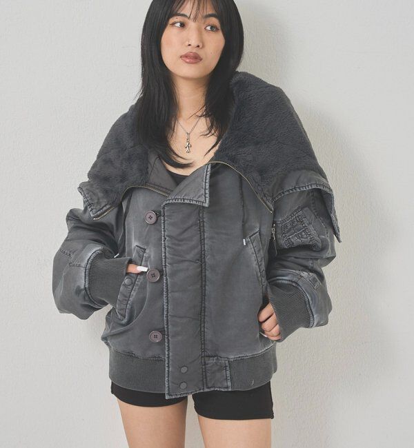  「【Sourcream】サワークリーム N2Bフライトジャケット」|ブルゾン・スタジャン|